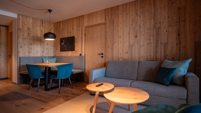 modernes Wohnzimmer in der Suite Diana Family modernes Wohnzimmer in der Suite Diana Family