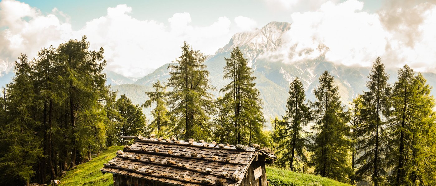 Almhütte im Herbst Almhütte im Herbst