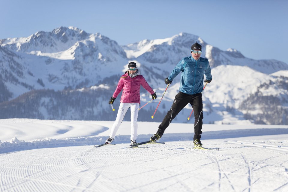 Langläufer im Pillerseetal Langläufer im Pillerseetal