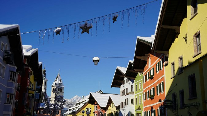 Innenstadt Kitzbühel im Winter Innenstadt Kitzbühel im Winter